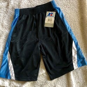 NWT Russell Athletic Boys Navy Shorts 10/12